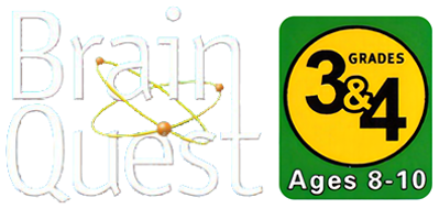 Brain Quest Grades 3 & 4 - Clear Logo (North America) - 395x188