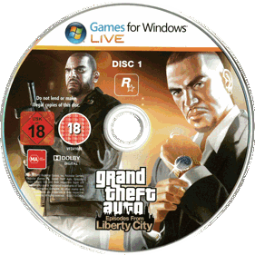 Grand Theft Auto: Episodes from Liberty City - Disc (World) - 2865x2861