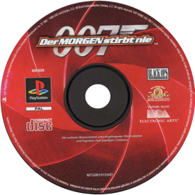 007: Tomorrow Never Dies - Disc (Germany) - 1000x1000