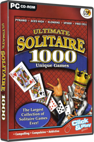 Ultimate Solitaire 1000 - Box - 3D (United Kingdom) - 592x889
