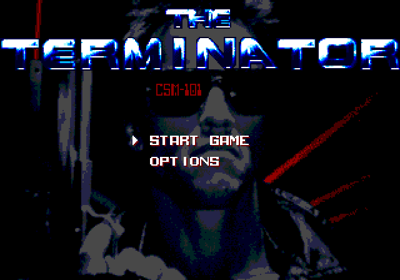 The Terminator - Screenshot - Game Title (North America) - 640x448