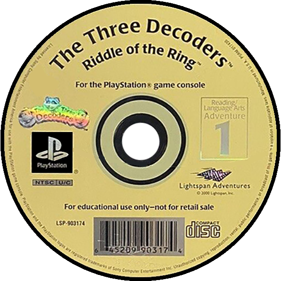 The Three Decoders 1: Riddle of the Ring - Disc (North America) - 600x600