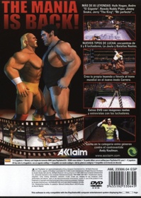 Legends of Wrestling II - Box - Back (Spain) - 483x680