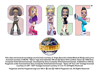 Spice World - Screenshot - Game Title (World) - 640x480