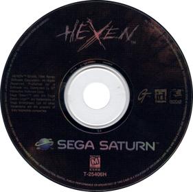 Hexen: Beyond Heretic - Disc (North America) - 1398x1394