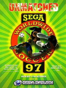 Sega Worldwide Soccer '97 - Advertisement Flyer - Front (Europe) - 1280x1707