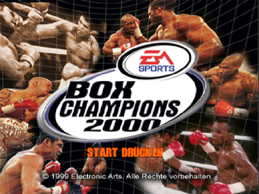Knockout Kings 2000 - Screenshot - Game Title (Germany) - 640x480