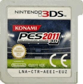 PES 2011: Pro Evolution Soccer 3D - Cart - Front (Europe) - 556x564