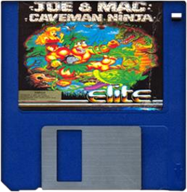 Joe & Mac: Caveman Ninja - Fanart - Disc (Europe) - 258x266