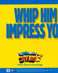 Earthworm Jim 3D - Advertisement Flyer - Front (United Kingdom) - 1759x2200