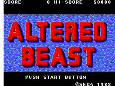 Altered Beast - Screenshot - Game Title (World) - 512x384