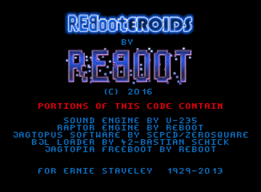 Rebooteroids - Screenshot - Game Title (World) - 326x240