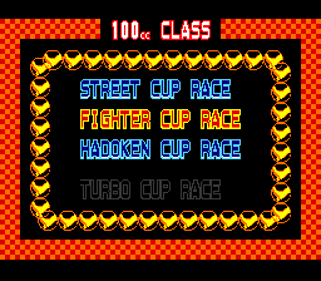 Super Mario Kart: Hyper Street Kart: The Road Warriors - Screenshot - Game Select (United States) - 256x224