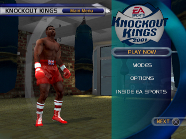 Knockout Kings 2001 - Screenshot - Game Select (World) - 640x480