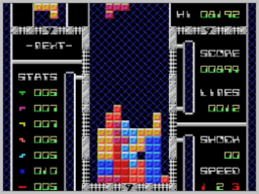 Kralizec Tetris - Screenshot - Gameplay (World) - 256x192