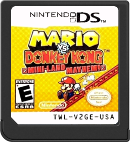 Mario vs. Donkey Kong: Mini-Land Mayhem! - Cart - Front (North America) - 517x564