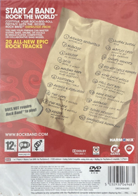 Rock Band: Track Pack: Volume 2 - Box - Back (Europe) - 882x1254