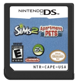 The Sims 2: Apartment Pets - Cart - Front (North America) - 571x600