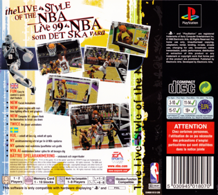 NBA Live 99 - Box - Back (Europe) - 1629x1453