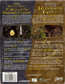 Baldur's Gate: The Original Saga - Box - Back (Europe) - 622x800
