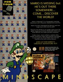 Mario is Missing! - Advertisement Flyer - Front (United Kingdom) - 2702x3541
