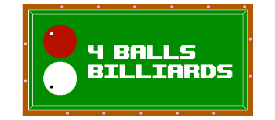4 Balls Billiards - Clear Logo (World) - 400x175