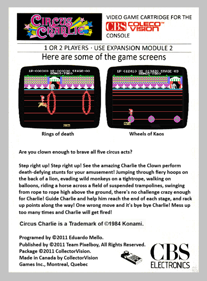 Circus Charlie - Box - Back (Europe) - 506x686