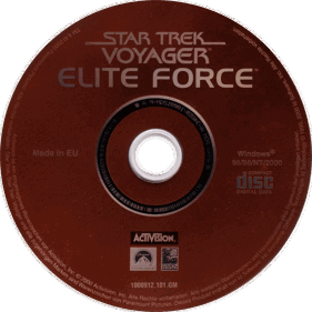 Star Trek: Voyager: Elite Force - Disc (Germany) - 742x741