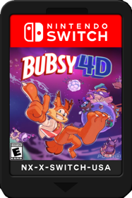 Bubsy 4D - Cart - Front (North America) - 600x900