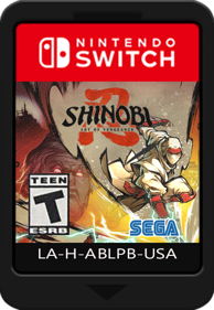 Shinobi: Art of Vengeance - Fanart - Cart - Front (World) - 392x567