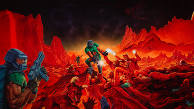 Doom (1993) - Fanart - Background (World) - 3840x2160