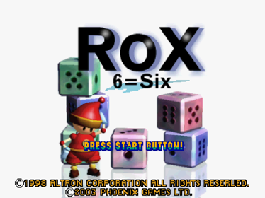 Rox - Screenshot - Game Title (Europe) - 640x480