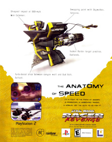 Star Wars: Racer Revenge - Advertisement Flyer - Front (United States) - 1739x2200