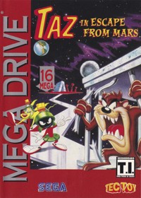 Taz in Escape from Mars - Box - Front (Brazil) - 1586x2218