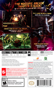 The House of the Dead: Remake - Box - Back (North America) - 1166x1888