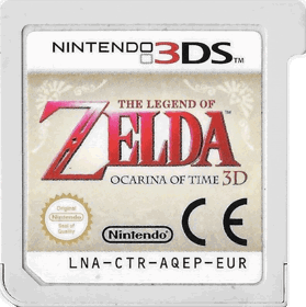 The Legend of Zelda: Ocarina of Time 3D - Cart - Front (Europe) - 791x795
