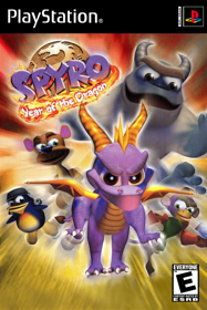 Spyro: Year of the Dragon - Fanart - Box - Front (World) - 600x900