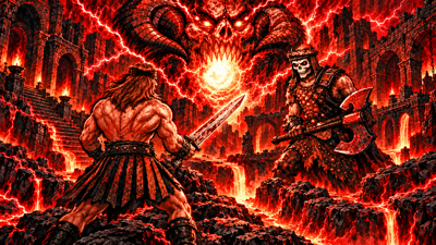 Nether Dungeon - Fanart - Background (World) - 1920x1080