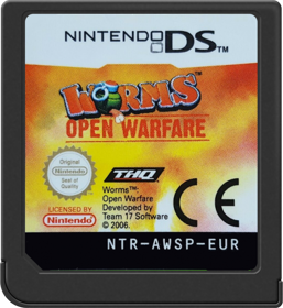 Worms: Open Warfare - Cart - Front (Europe) - 517x564