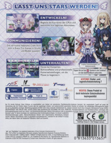 Hyperdimension Neptunia PP: Producing Perfection - Box - Back (Germany) - 377x484