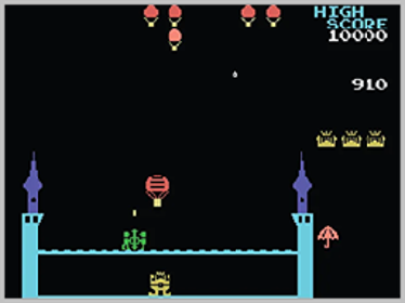 King & Balloon (Opcode Games) - Screenshot - Gameplay (World) - 256x192