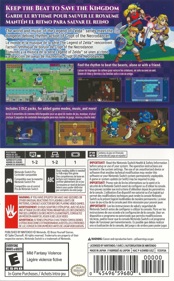 Cadence of Hyrule: Crypt of the NecroDancer Featuring The Legend of Zelda - Box - Back (North America) - 2340x3776