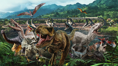 Jurassic Park (Stern) - Fanart - Background (World) - 1920x1080