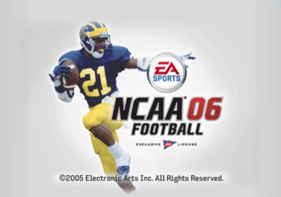 NCAA Football 06 - Screenshot - Game Title (North America) - 640x448