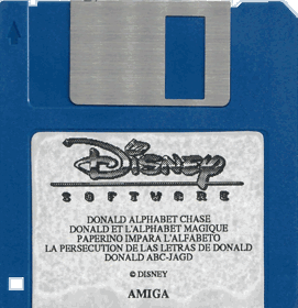 Donald's Alphabet Chase - Disc (France) - 640x662