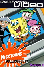 Game Boy Advance Video: Nicktoons Collection: Volume 3 - Box - Front - Reconstructed (North America) - 600x900