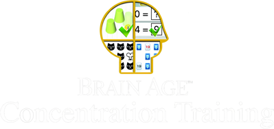 Brain Age: Concentration Training - Clear Logo (North America) - 2056x969