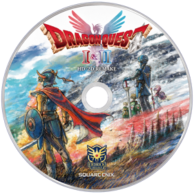 Dragon Quest I & II HD-2D Remake - Disc (North America) - 1254x1254