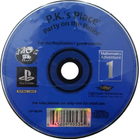 P.K.'s Place 1: Party on the Patio! - Disc (North America) - 600x600