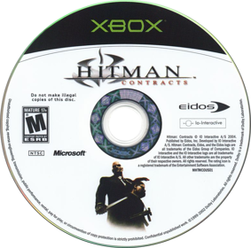 Hitman: Contracts - Disc (North America) - 779x771
